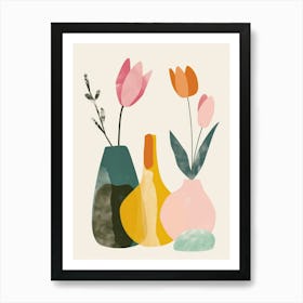 Cute Objects Abstract Collection 14 Art Print