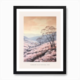 Dreamy Winter National Park Poster  Yorkshire Dales National Park England 1 Art Print