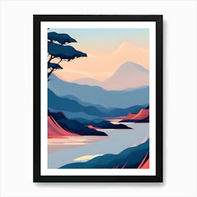 Landscape Painting 1 Art Print