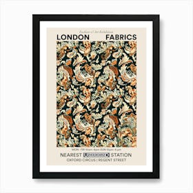 Poster Flower Luxe London Fabrics Floral Pattern 1 Art Print