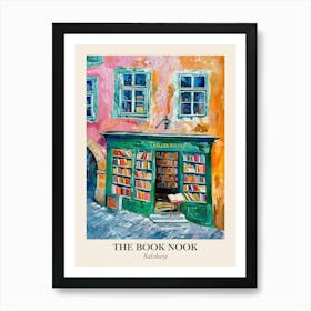 Salzburg Book Nook Bookshop 4 Poster Art Print