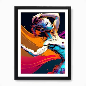 Abstract Female Painting Art Print