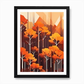 Autumn Lines Poster