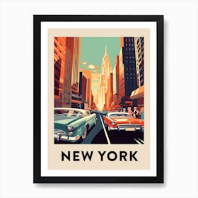 Vintage Travel Poster New York 5 Art Print