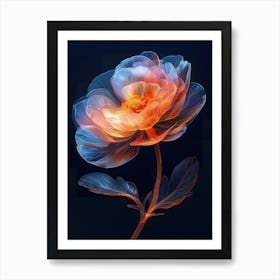Abstract Flower Art Print