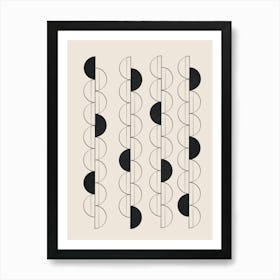 Lines in Motion 6 Art Print