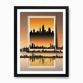 Urban Skyline Art Print (3) Art Print