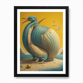 The Shell Bird Art Print