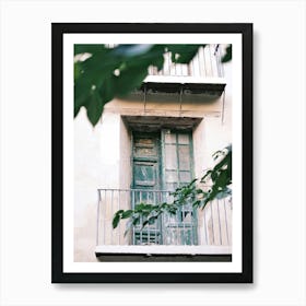 Green Door // Valencia, Spain, Travel Photography Art Print