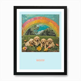 Woof Puppies Art Poster Art Print