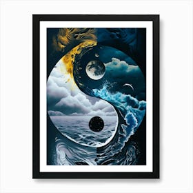 Yin Yang Art Print