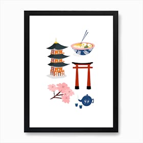 Japan Pattern Art Print