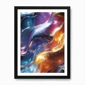 Stunning Whimsical Marble 16 Art Print