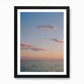 Ocean Moon on Film Art Print