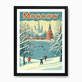 Aihrgdesign A Mid Century Modern Travel Poster For Moscow Sho 42d9c306 2cdc 40fc 8c4c 77d255a3ca41 0 Art Print