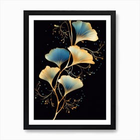 Ginkgo Leaves 13 Art Print