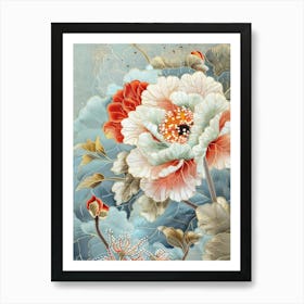 Chinese Flower Painting 40 Art Print