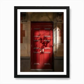 Red Door Art Print