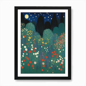 Night In The Garden Art Print