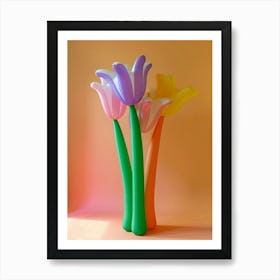 Dreamy Inflatable Flowers Cyclamen 4 Art Print