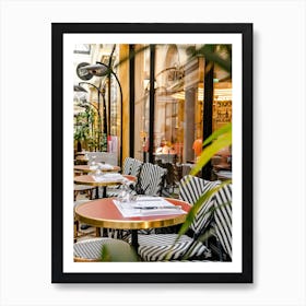 Café In Paris Art Print