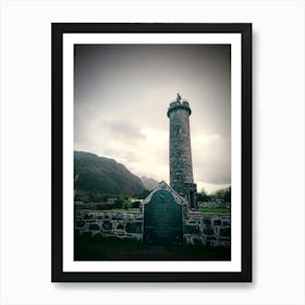 The Glenfinnan Monument To The Jacobite Rising Of 1745, Glenfinnan, Scottish Highlands Art Print