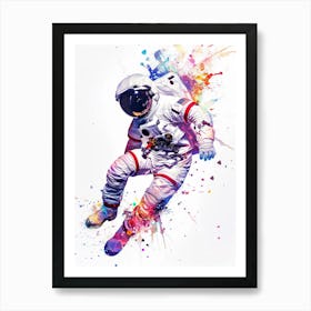 Astronaut Canvas Print 3 Art Print