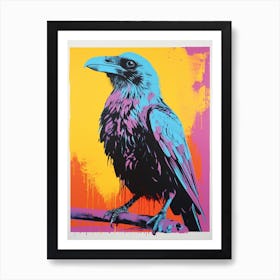 Andy Warhol Style Bird Raven 3 Art Print