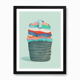 Laundry Basket 4 Art Print