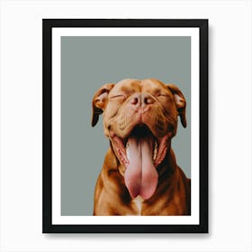 Happy Dog Art Print