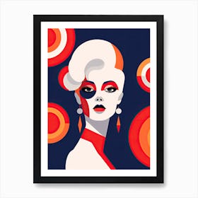 Bold Pop Art American Women Art Print