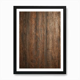 Antique Wooden Texture Showcasing A Rich Rustic Design With An Intricate Grunge Pattern Incorporat (1) Art Print