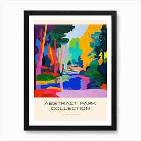 Abstract Park Collection Poster El Retiro Park Madrid Spain 2 Art Print