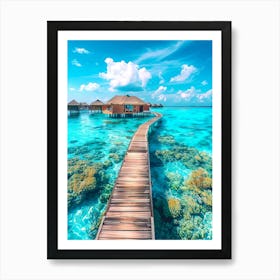 Maldives Art Print