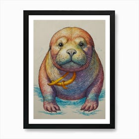 Seal! 9 Art Print