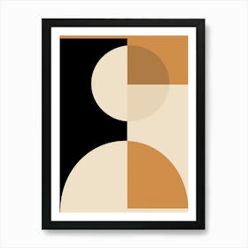 Beige Bauhaus GoNserndorf Glow Art Print