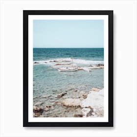 Aegean Anchorage, Milos Art Print