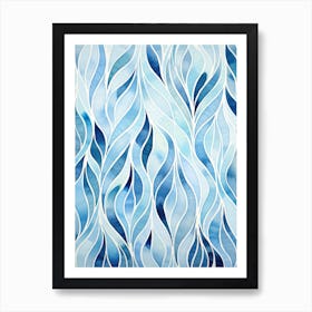 Watercolor Waves Art Print