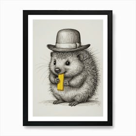 Hedgehog 33 Art Print