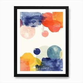 Jet Age Pathways Of Retro Harmony Mid Century Style Art Print