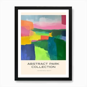 Abstract Park Collection Poster Hampstead Heath London 3 Art Print