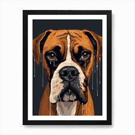 Boxer Dog 5 Art Print