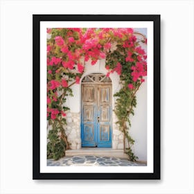 Limassol, Cyprus   Mediterranean Doors Watercolour Painting 3 Art Print