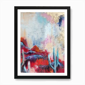 Abstract Texas 2 Poster