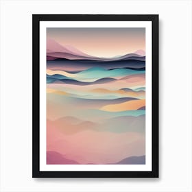 Abstract Landscape 3 Art Print