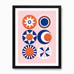 Decorative Cirlcles Art Print