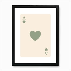 Ace Of Spades 17 Art Print