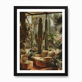 Cactus Interior Art Print