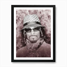 Snoop Dogg Scribble Art Print