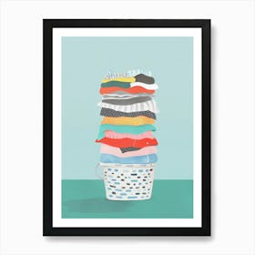 Laundry Basket 9 Art Print